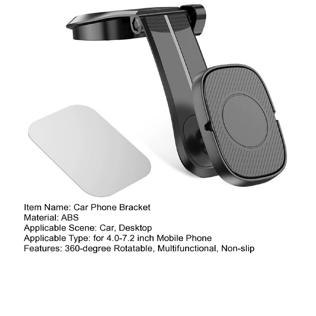 Giá Đỡ Điện Thoại Bằng Kim Loại Chống Trượt Chống Sốc Có Thể Điều Chỉnh Xoay 360 Độ Gắn Lỗ Thông Gió Xe Hơi