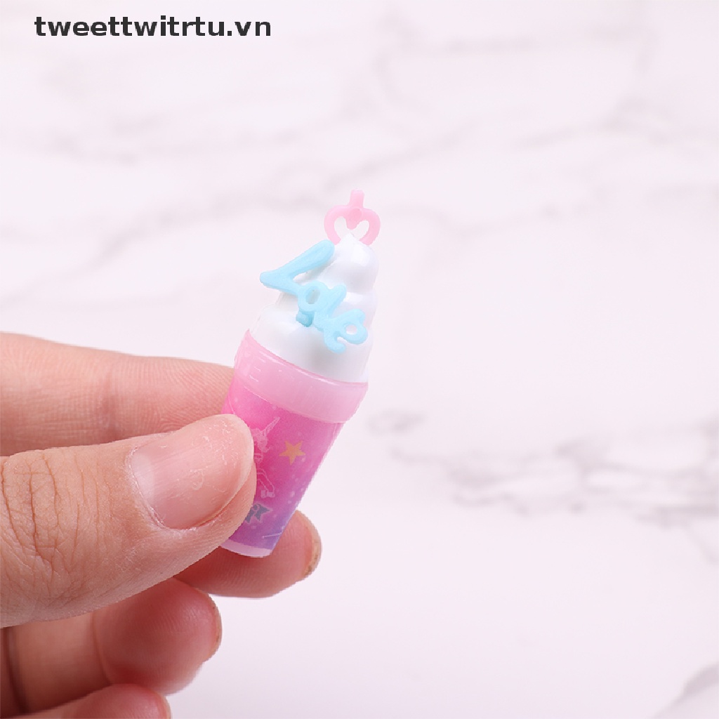 Set 3 Mô Hình Ly Nước Mini Trang Trí Nhà Búp Bê