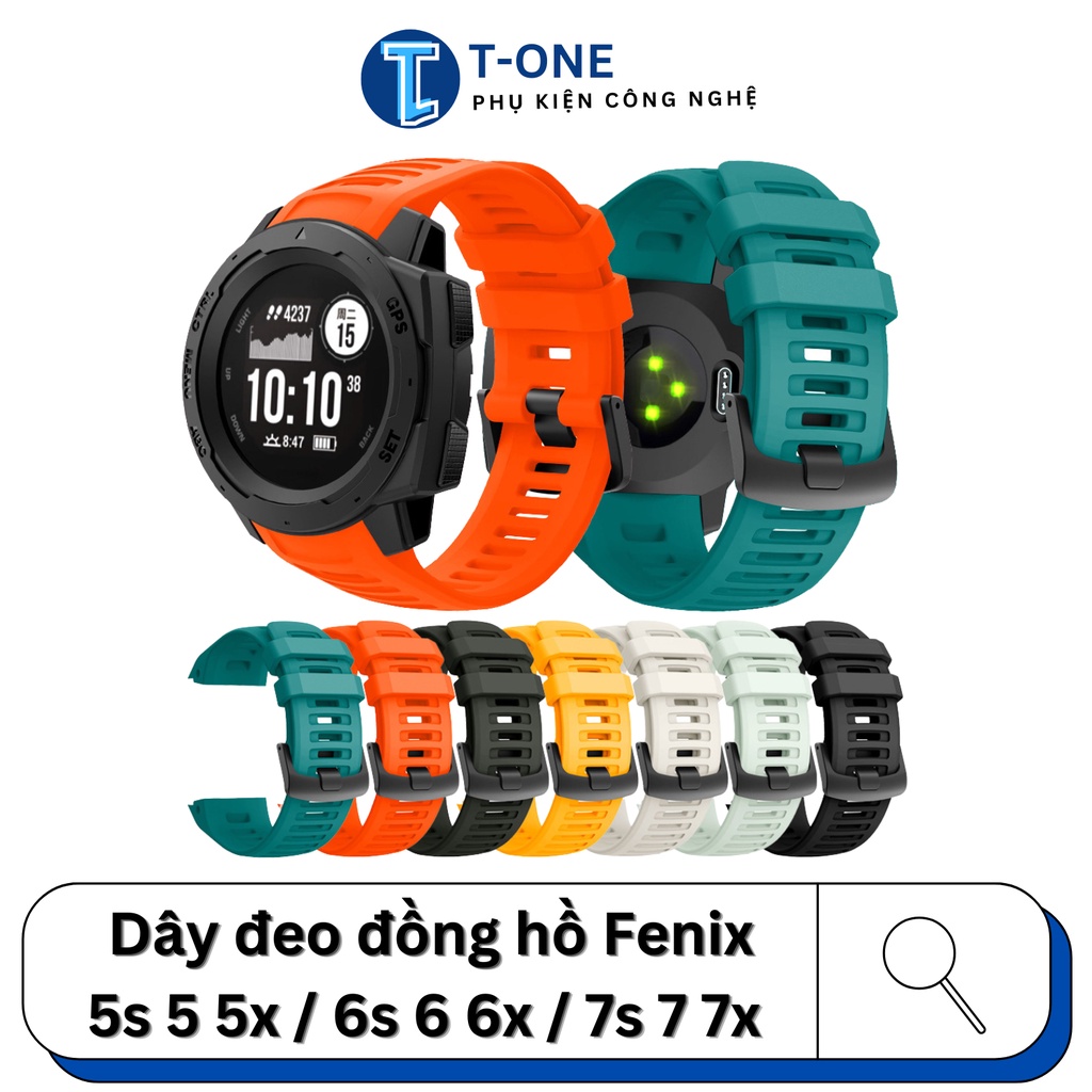 Dây đeo Silicon thay thế cho đồng hồ Garmin INSTINCT 2 series / INSTINCT series các loại size 22mm