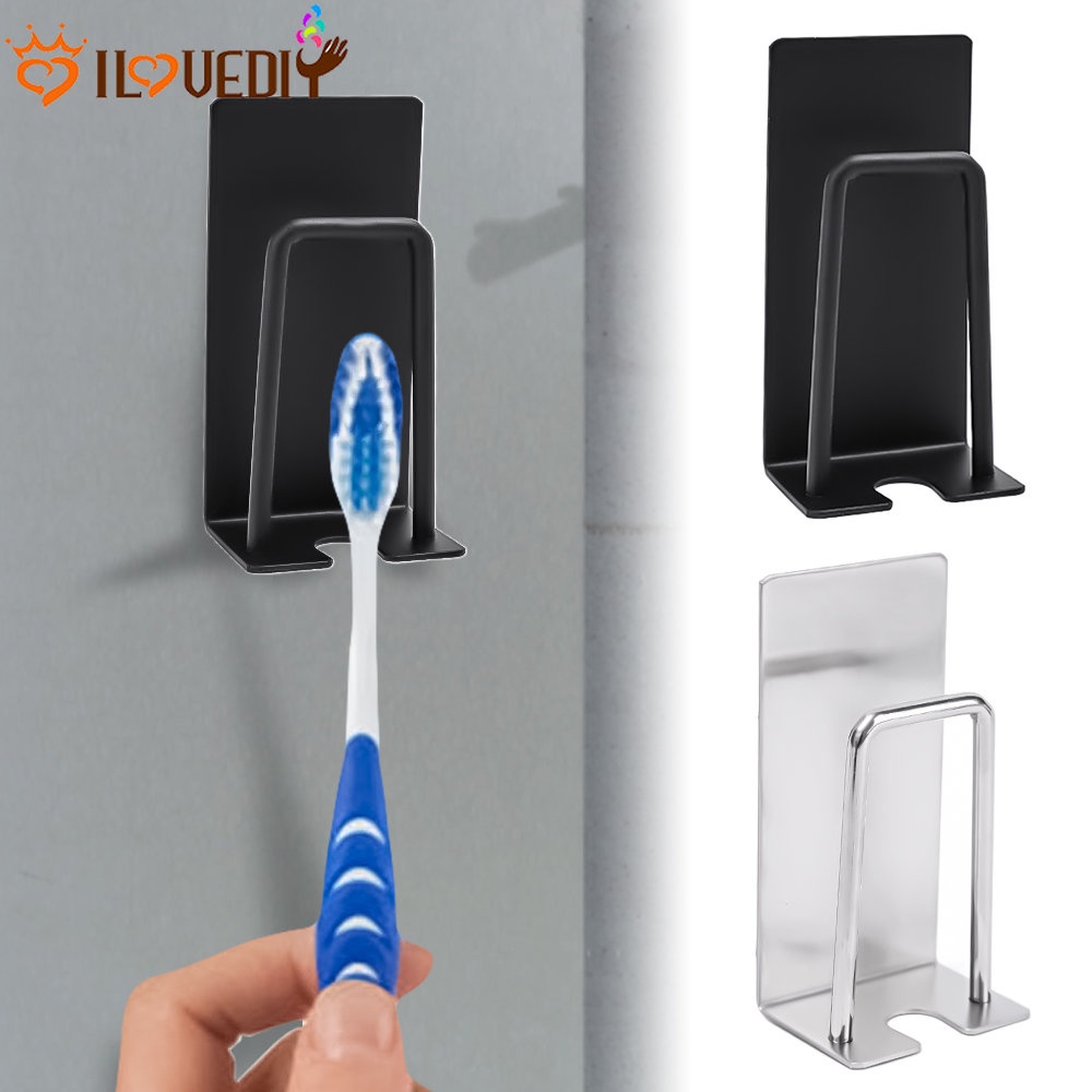 Giá Đỡ Chìa Khóa / Cốc / Bàn Chải Đánh Răng Gắn Tường Bằng Thép Không Gỉ Chịu Tải Nặng Tiết Kiệm Không Gian