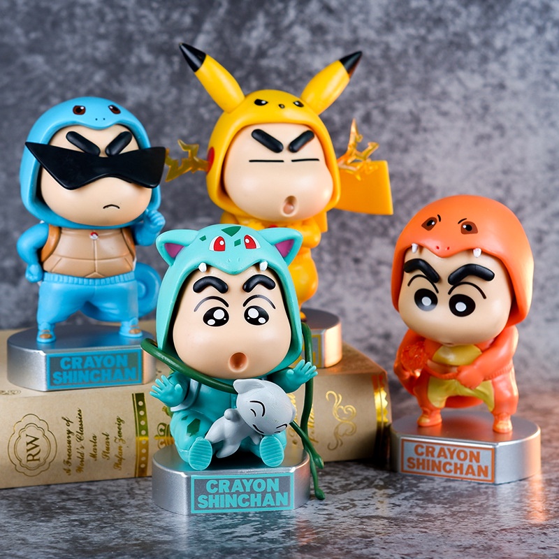 Crayon Shin-Chan cos Pika Shin-Chan Jenny Rùa Ếch Hạt Shin-Chan Hình