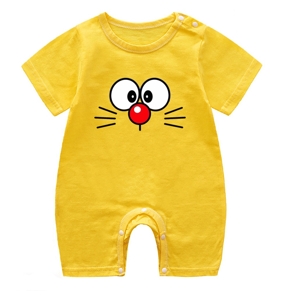 Doraemon Áo Liền Quần In Hình Doremon Đáng Yêu Cho Bé