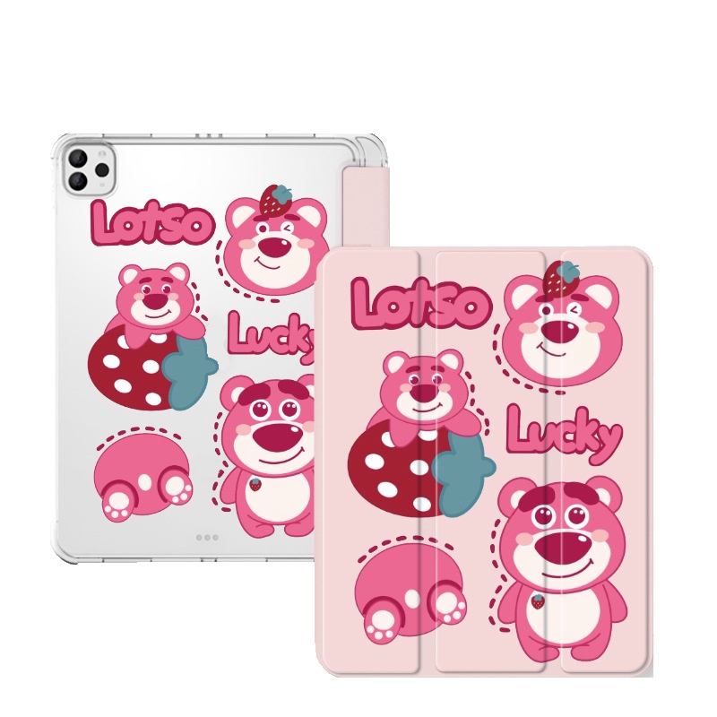 Ốp Máy Tính Bảng Bằng Acrylic Hình Động Vật Có Ngăn Đựng Bút Cho ipad Mini 4 5 ipad gen8 gen9 gen10 air5 air4 air1 / 2 Mini 4 5 ipad pro 2021