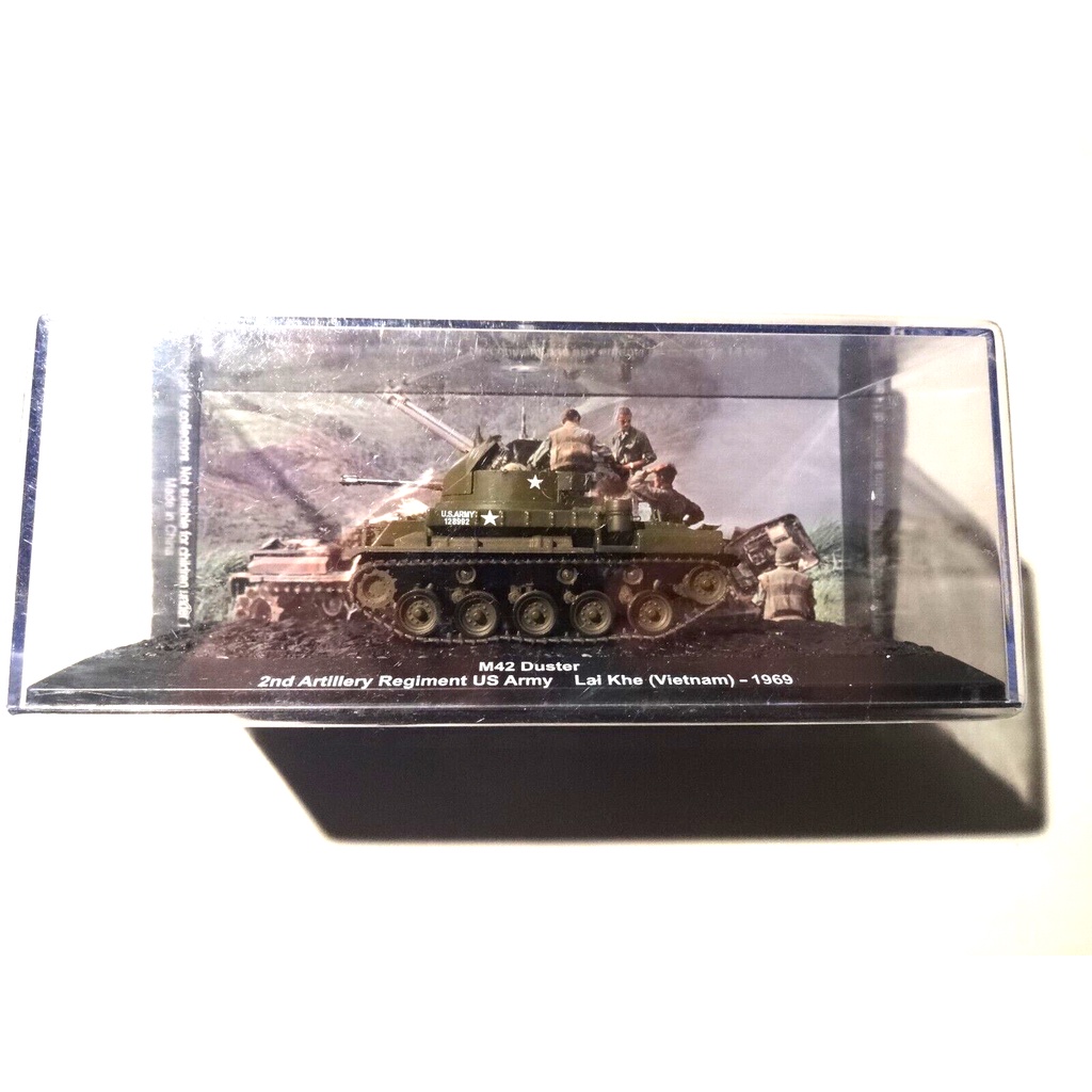 Mô hình xe tăng tỷ lệ 1:72 DeAgostini M-42 Lai Khe của Mỹ, năm 1969 trong CTVN