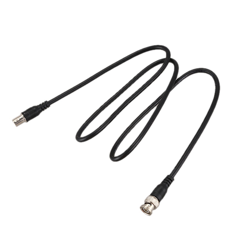 Bnc Nam sang Nữ Đầu cắm CCTV Mở rộng Cáp đồng trục Dài 3,3ft Màu đen