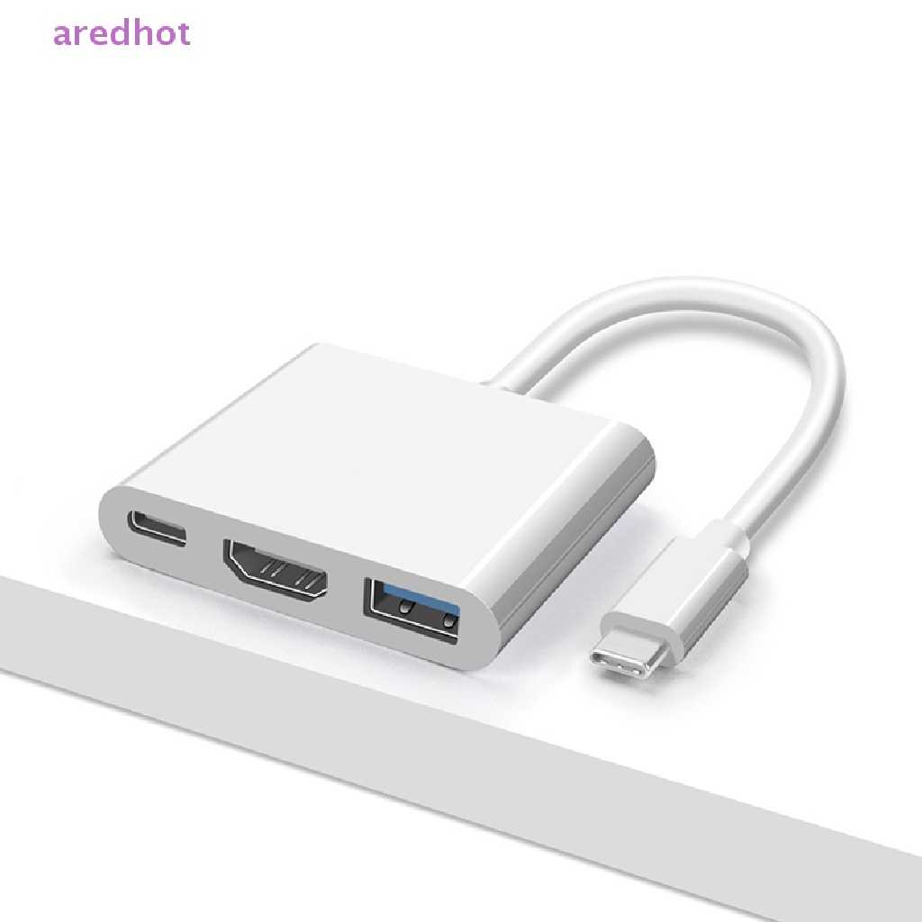 Bộ Chia Cổng USB Type C Sang HDMI 3 Trong 1 4K HDMI USB 3.0 PD Mới