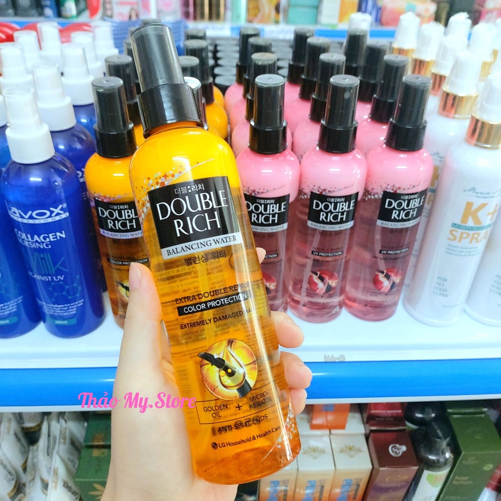 Xịt Dưỡng Tóc Double Rich 250ml - Cho Tóc Chắc Khỏe Mềm Mượt