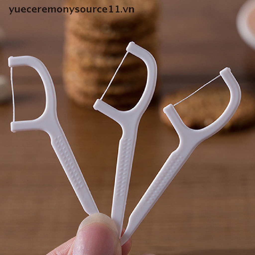 Set 30 / 50 / 100 Que Vệ Sinh Răng Màu Trắng