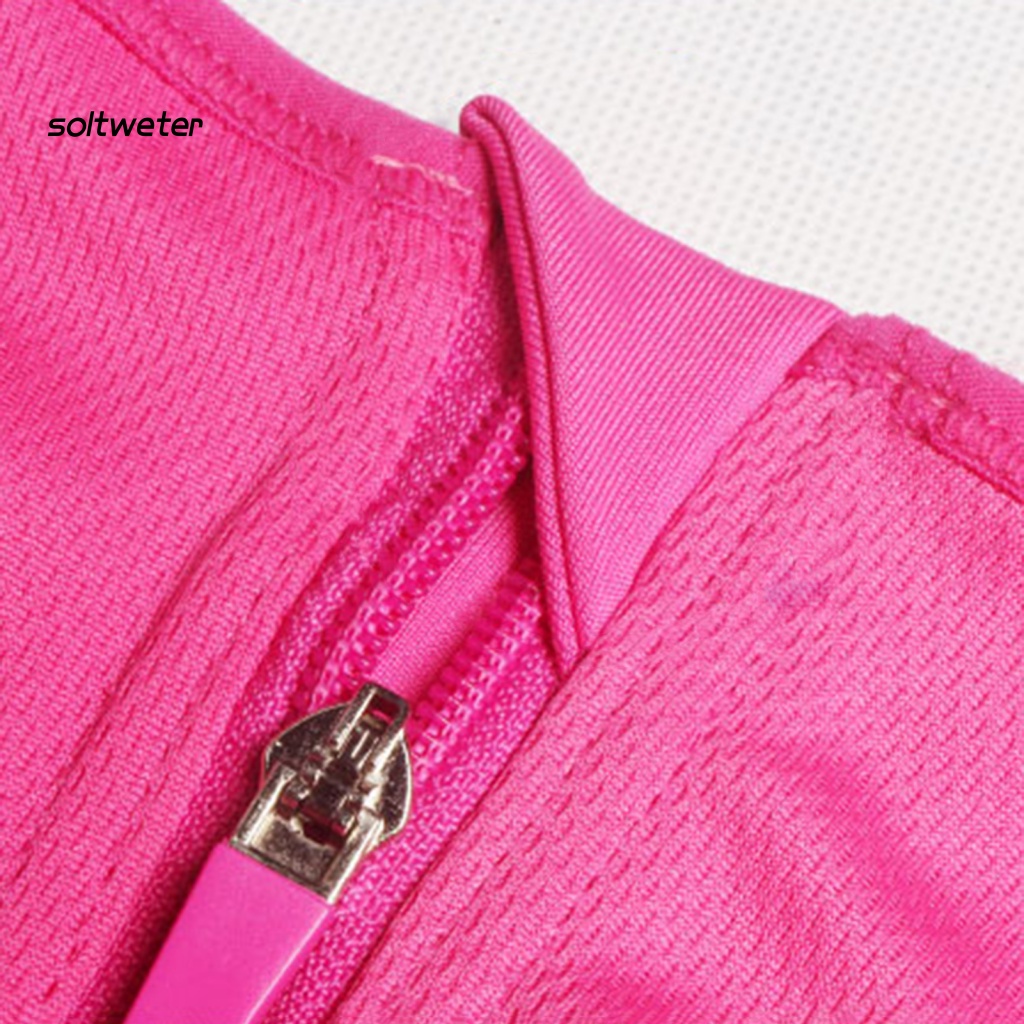 St Crop Top Dây Kéo Phía Trước