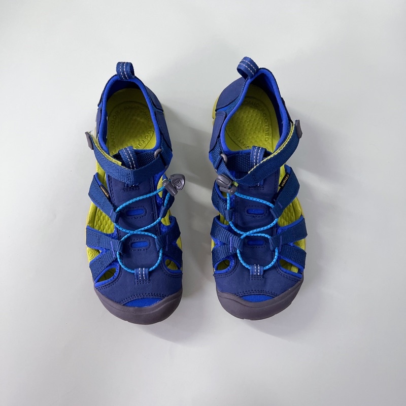 Sandal keen rọ bé trai xanh