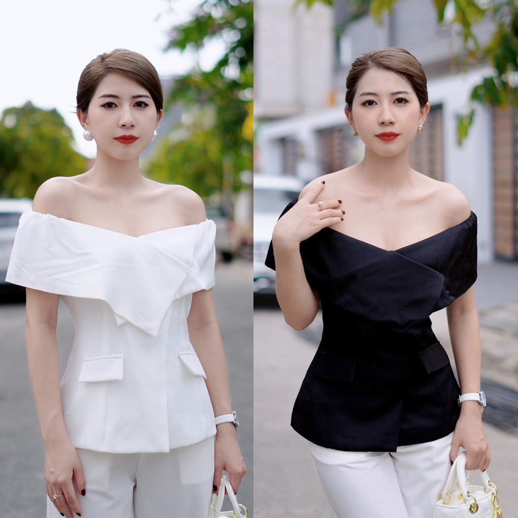 Áo Peplum Trễ Vai Sang Trọng 4YOUNG A2232