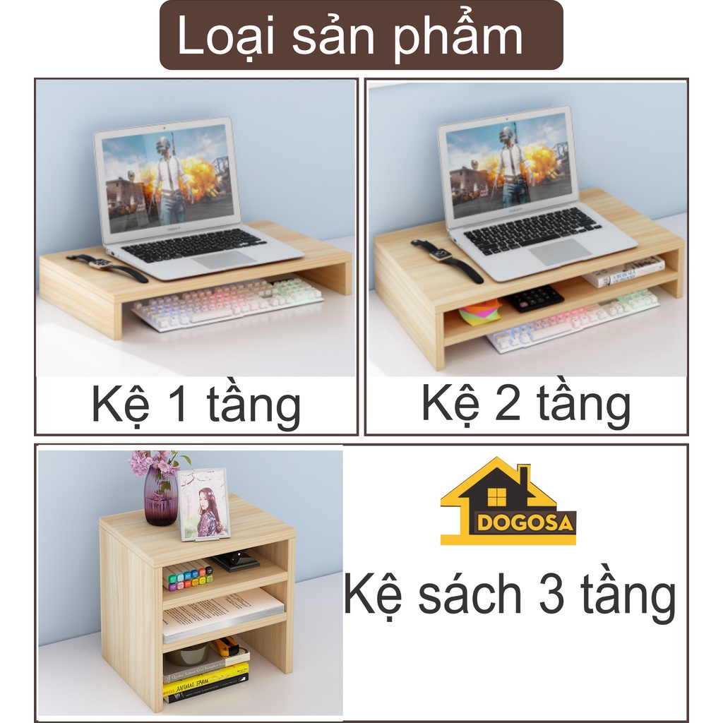 Kệ để laptop bằng gỗ để bàn chống gù lưng cho học sinh sinh viên nhân viên văn phòng trang trí bàn làm việc