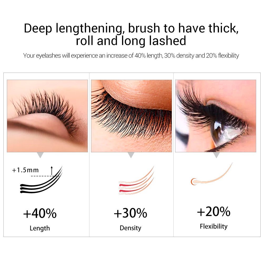 Dưỡng Mi Dài BJCC Combo Ngày & Đêm Serum Dưỡng Dài Mi Eyelash Kích Thích Mi Con Mọc Dày Khỏe Đen Cong Tự Nhiên