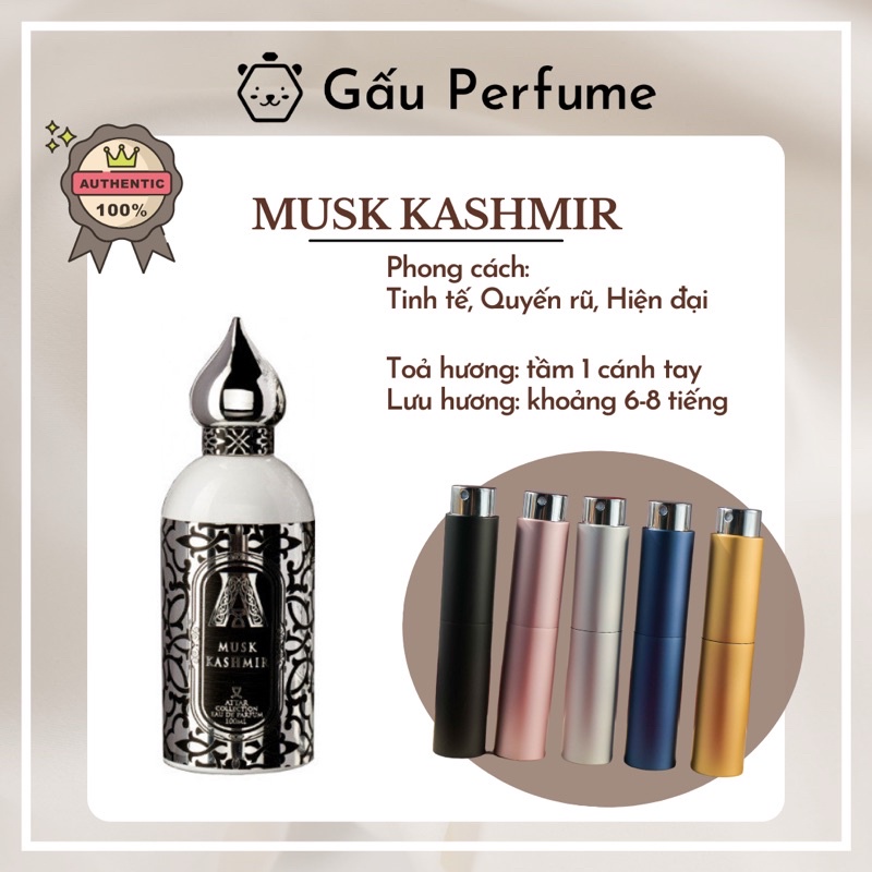 Mẫu thử MUSK KASHMIR chính hãng 10ML