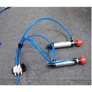 bộ 2 xi lanh và van gạt cơ kẹp phôi