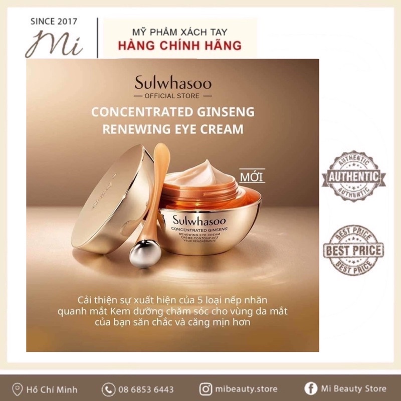 Kem mắt nhân sâm Sulwhasoo mini 5ml fullbox