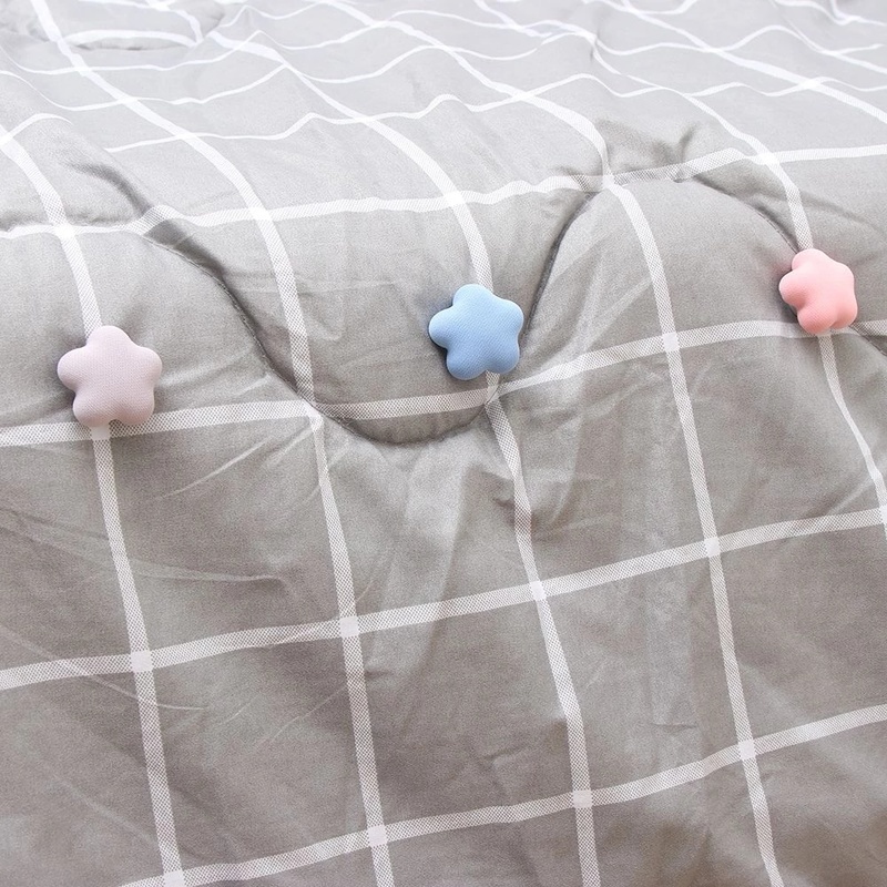 Bộ 4 Chốt Cố Định Chăn / Ga Trải Sô Pha Chống Trượt Màu Macaron