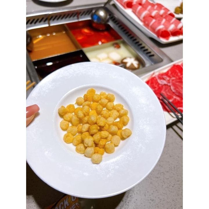 10 gói snack cá viên chiên 9k