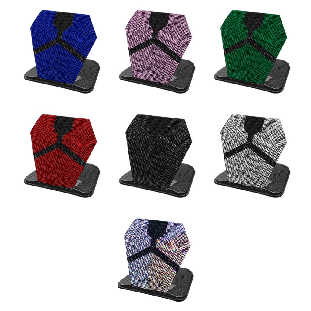 Giá Đỡ Máy Tính Bảng Hai Lớp Chống Trượt Chống Sốc Đính Kim Cương Giả Hình Hoa Hướng Dương Cho Xe Hơi