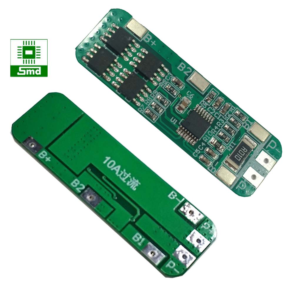 Mạch sạc và bảo vệ 3 cell pin 18650 12.6V 10A