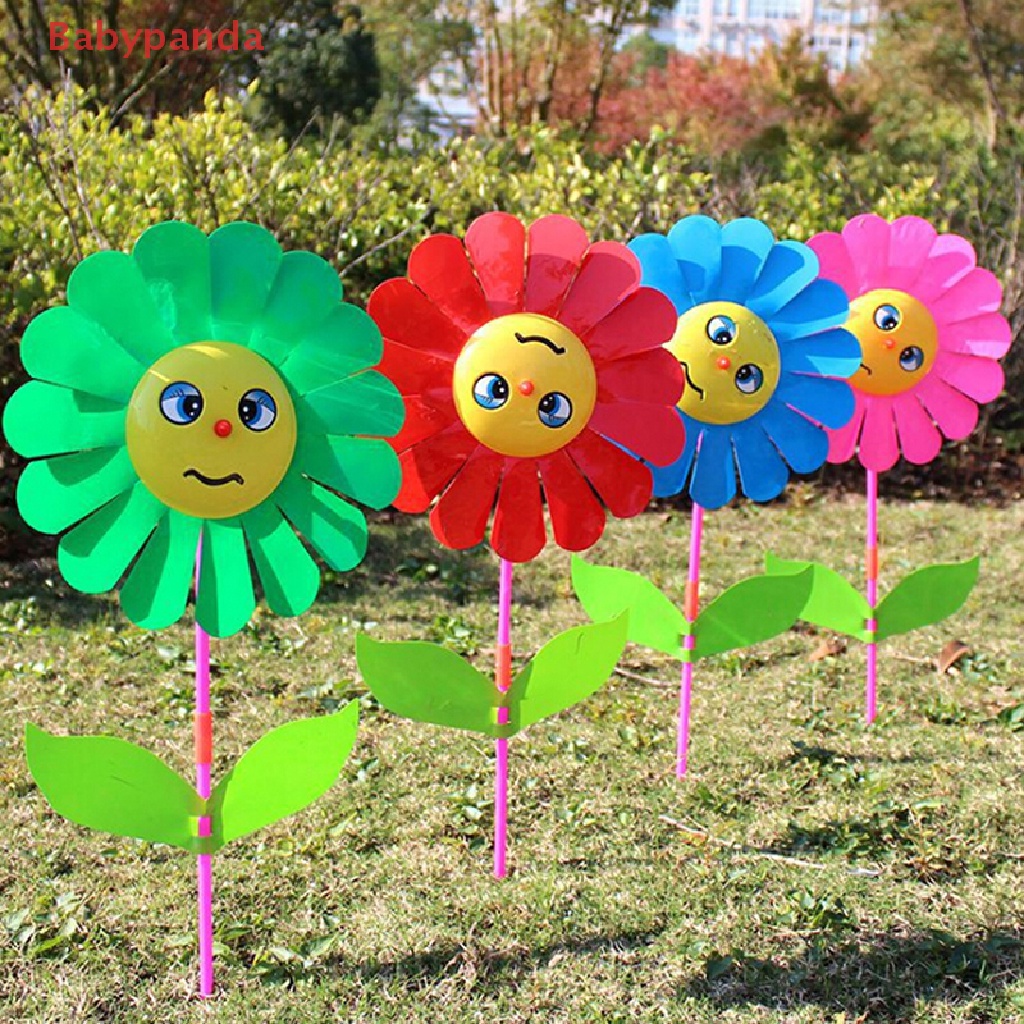 Chong Chóng Gió Hoa Hướng Dương Trang Trí Vườn Tiệc Ngoài Trời Cho Trẻ Em