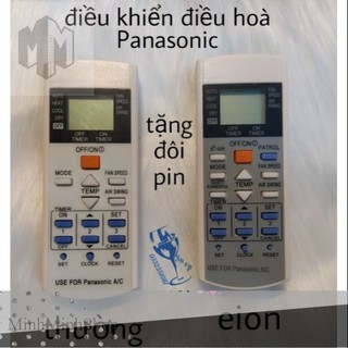 Điều khiển điều hoà Panasonic nano - thường