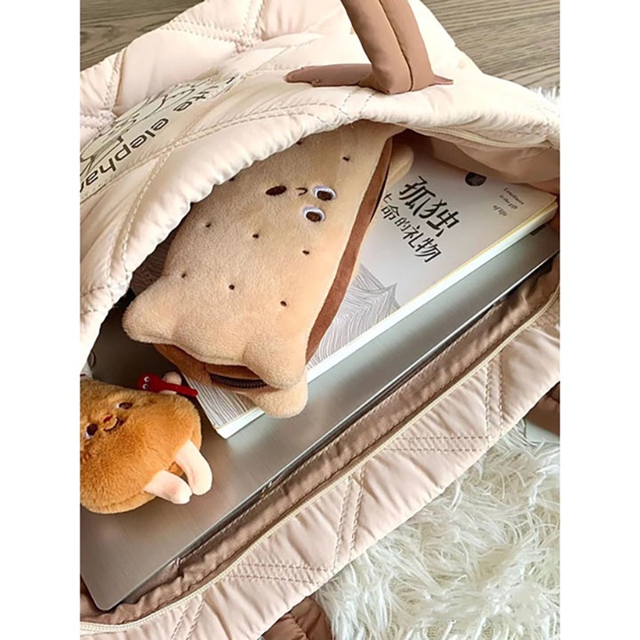 Túi Đeo JASMIN NOIR Chéo Nắp Gập Họa Tiết Caro Đơn Giản Thời Trang Cho Nữ