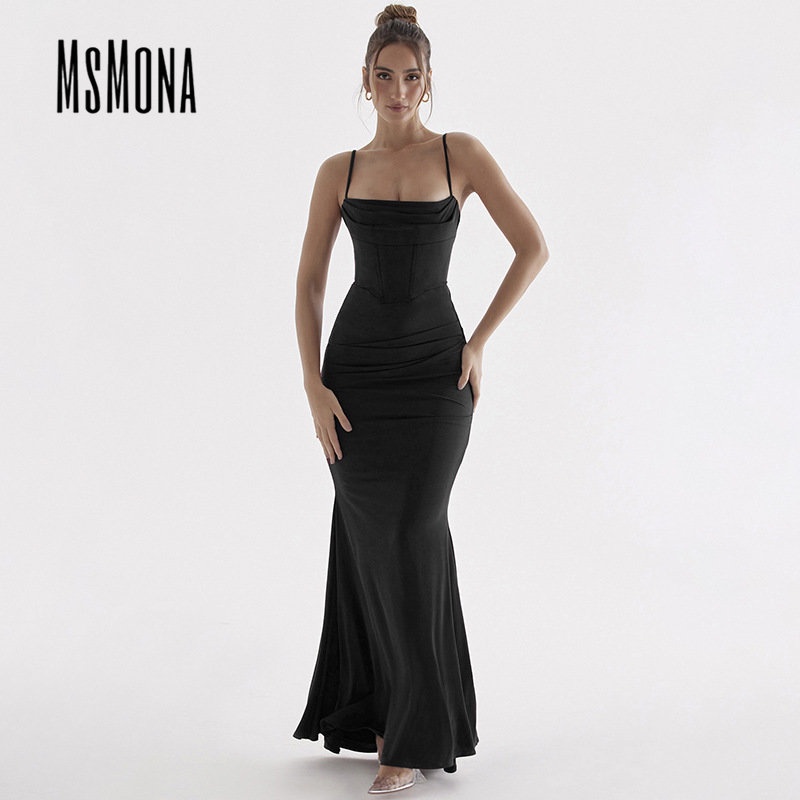 Đầm Ôm Không Tay Màu Trơn Thời Trang 2023 Quyến Rũ Dành Cho Nữ