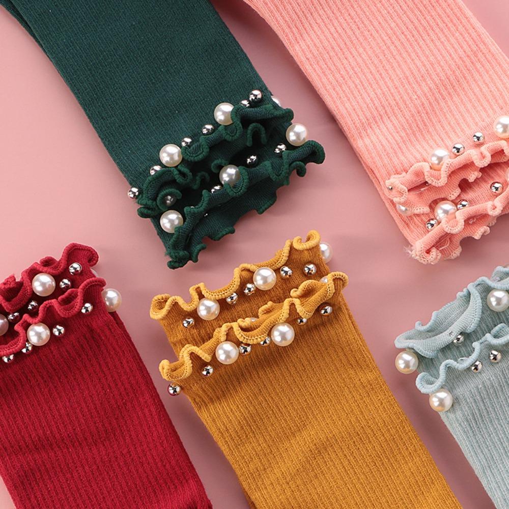 Vớ Cotton Mùa Thu Ấm Áp Họa Tiết Dễ Thương WMES15H Cho Nữ