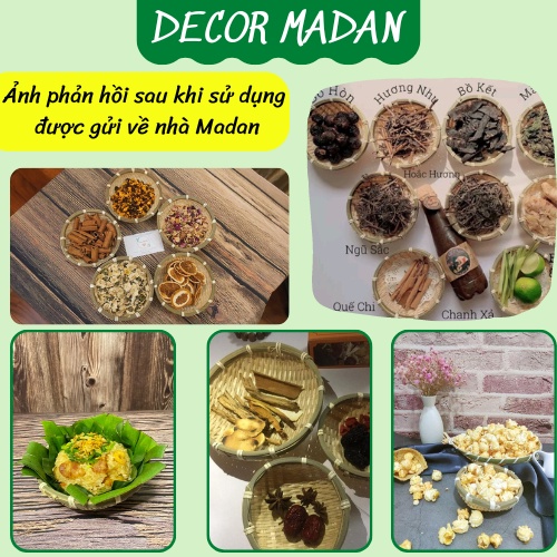 Rổ tre tròn mini, mẹt đựng đồ ăn Nhật Bản,hạt hướng dương, đồ ăn vặt quán cafe  - MADAN