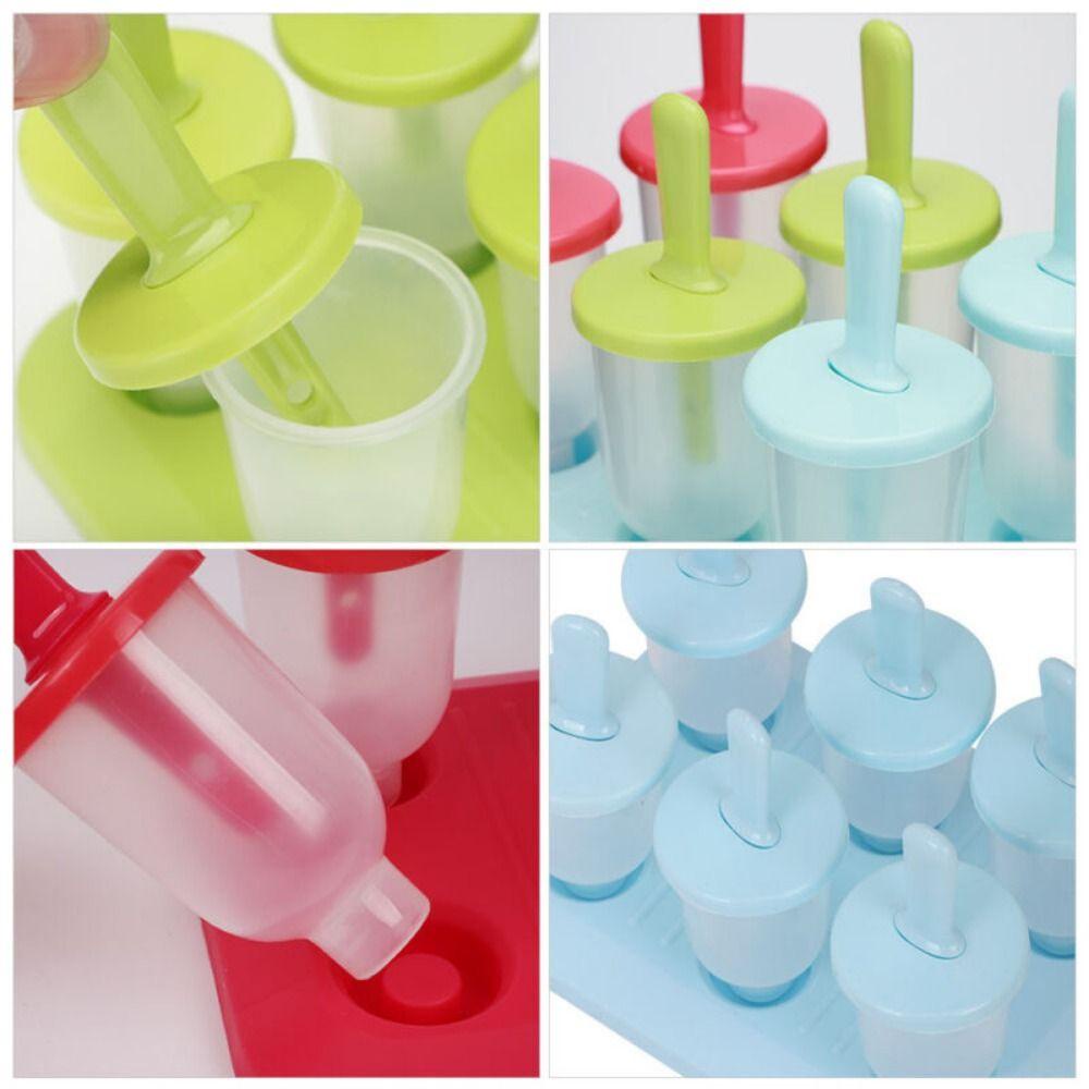 Khuôn Làm Kem Que Hình Tròn DIY