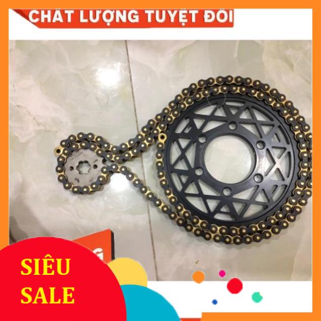Sên rk vàng đen 132 mắc cho các loại xe moto 150cC giá rẻ vô địch