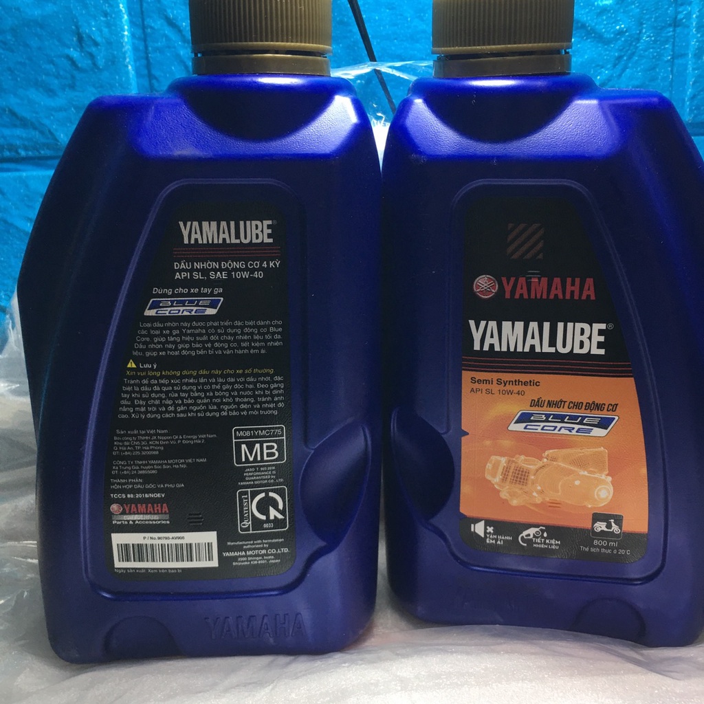 Nhớt máy Yamalube 800ml dành cho xe tay ga động cơ Bluecore Yamaha
