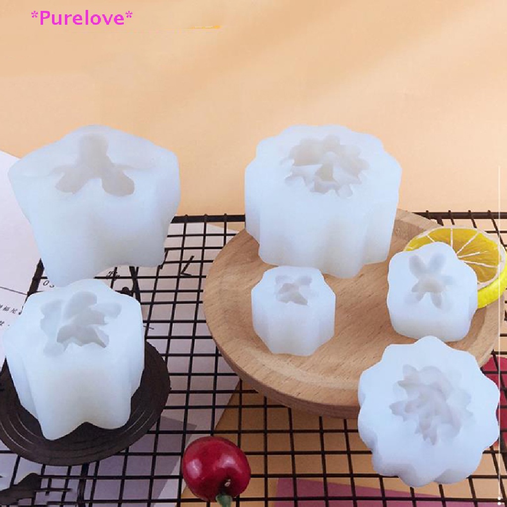 Khuôn Silicone Tạo Hình Làm Xà Phòng 3D DIY Mới