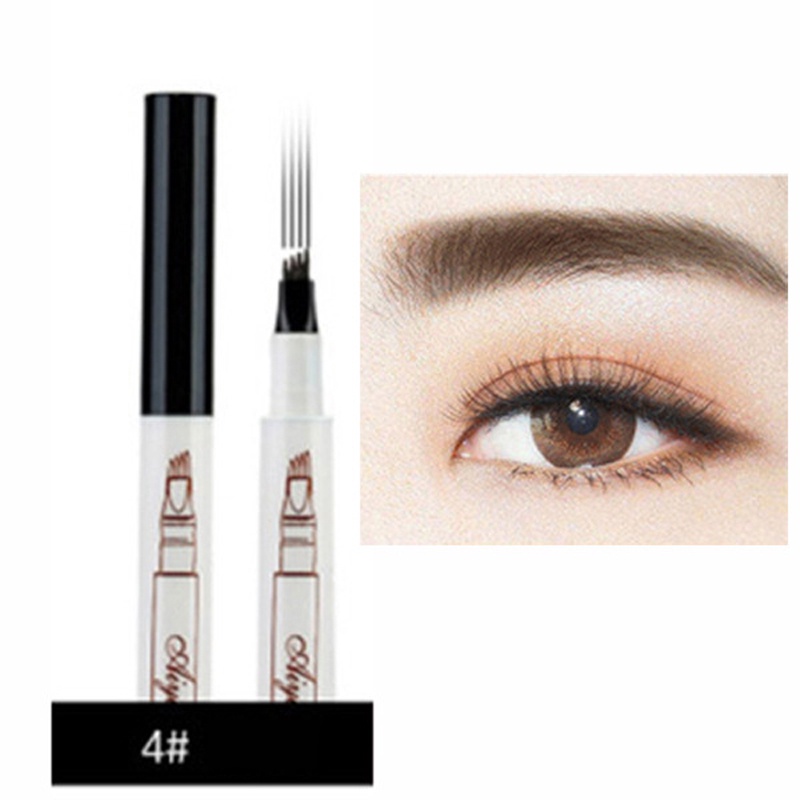 Bút Kẻ Mày 4D Dạng Lỏng Lâu Trôi Chống Thấm Nước Phong Cách Hàn Quốc