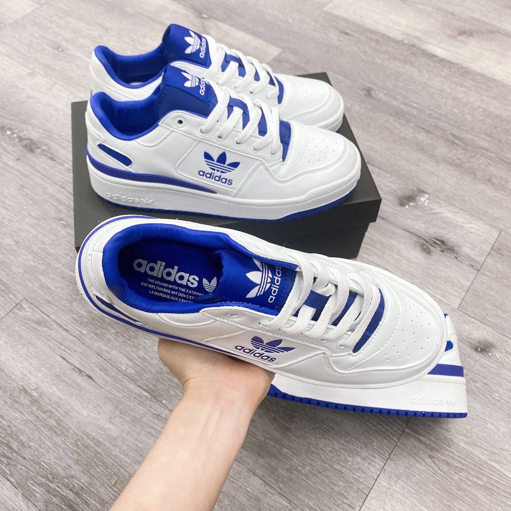 giày thể thao adidas wmns forum bold white royal blue hottrend 2022