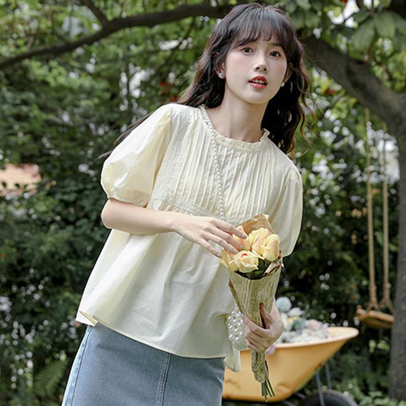 Áo Sơ Mi Ngắn Tay Phong Cách Nhật Bản Xinh Xắn Dành Cho Nữ