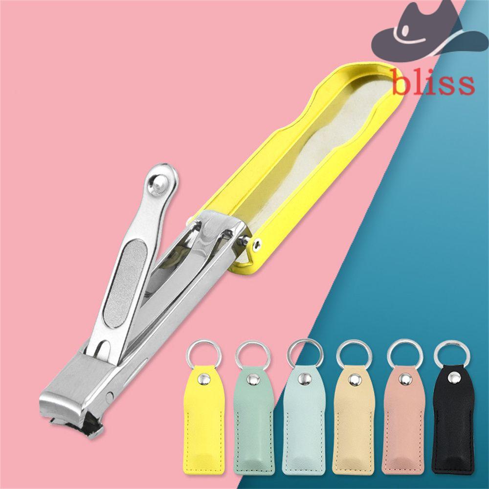 Kềm Cắt Móng Tay / Móng Chân Dạng Móc Khóa Bằng Thép Không Gỉ Chuyên Nghiệp