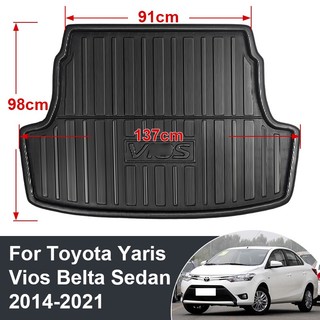Thảm lót sàn phía sau xe hơi toyota yaris vios belta sedan 2014-2021