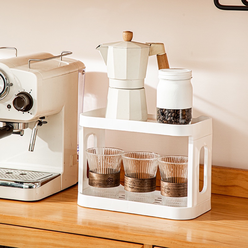 Munroe Ins Kệ Hai Tầng Để Bàn Đựng Mỹ Phẩm / Đồ Trang Điểm / Phòng Tắm / Ký Túc Xá / Nhà Bếp