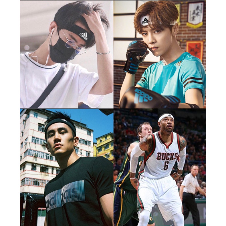 Băng Đô Thể Thao Nam Nữ Headband Thấm Chặn Mồ Hôi Băng Trán Tập Gym Bóng Chuyền Bóng Rổ Tennis Cầu lông Chạy Bộ Bóng Đá