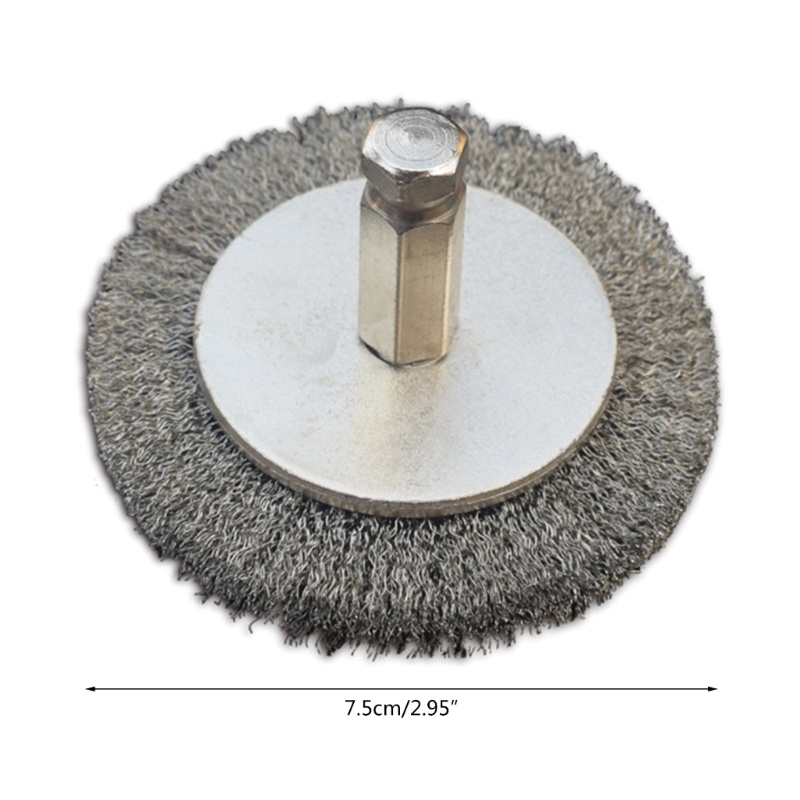 Bàn Chải Sợi Thép Xoay Siêu Chắc 3in Dùng Để Sửa Chữa Lốp Xe