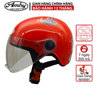 Mũ Bảo Hiểm Trẻ Em Nửa Đầu Amby Helmet