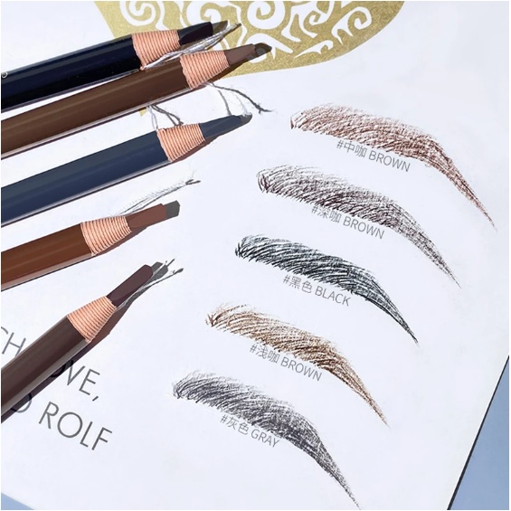 Chì Kẻ  Mày, Chì Xé 1818  Định Hình Cân Bằng Lông Mày  Một Cách Tự Nhiên Bằng Cách Kẻ Mày Hay Phẩy Sợi, Không Thấm Nước