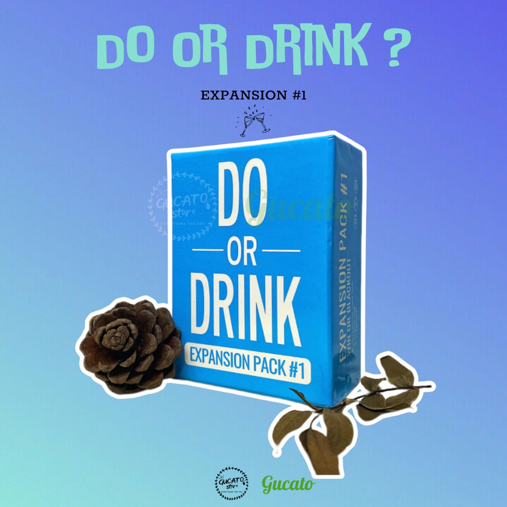 Board game Do or Drink Blue – Bộ bài trò chơi thử thách hoặc uống dành cho các cặp đôi, nhóm bạn