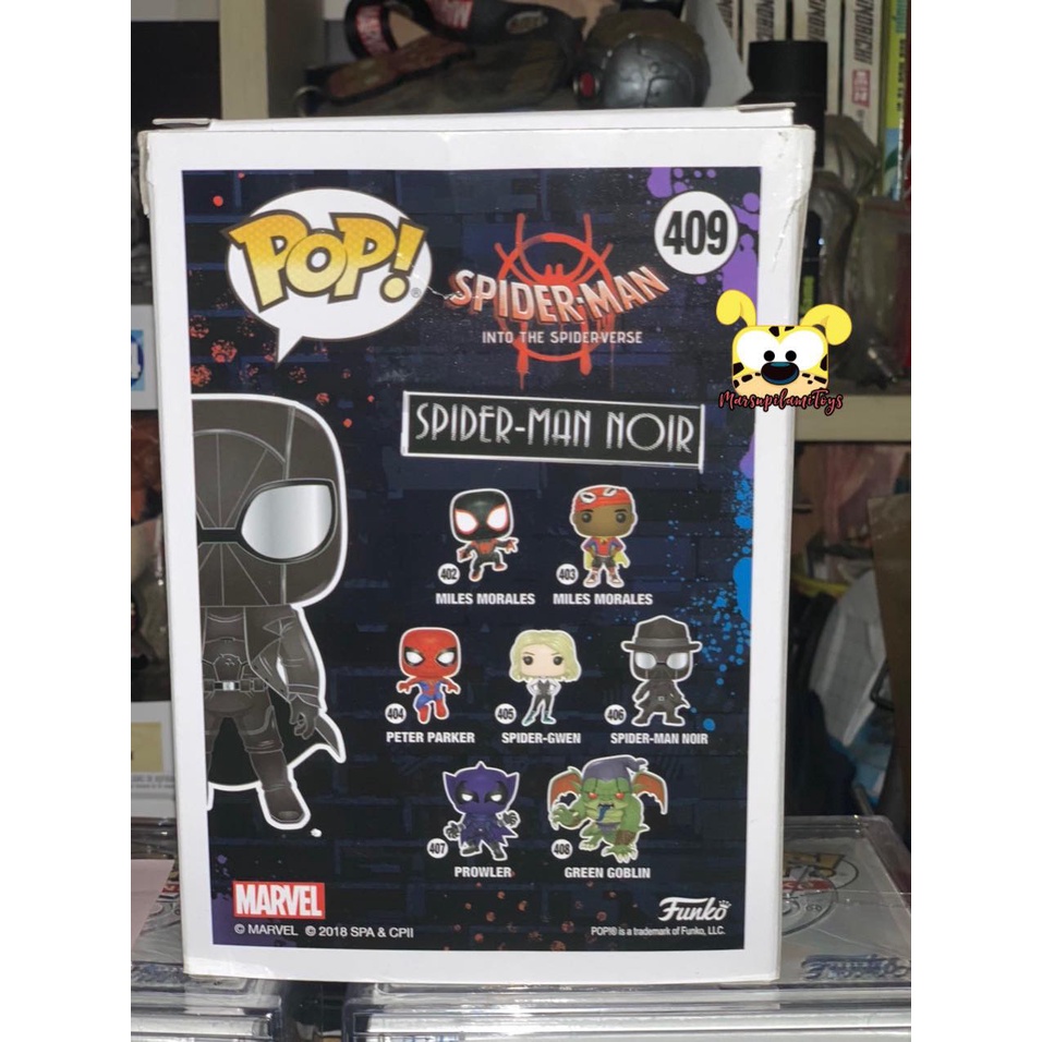 Mô Hình Funko Pop! Spider-man: Into the Spiderverse: Spider-man Noir