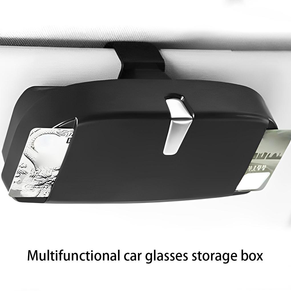 Hộp Đựng Mắt Kính / Thẻ / Chìa Khóa Gắn Tấm Che Nắng Xe Hơi Tiện Dụng