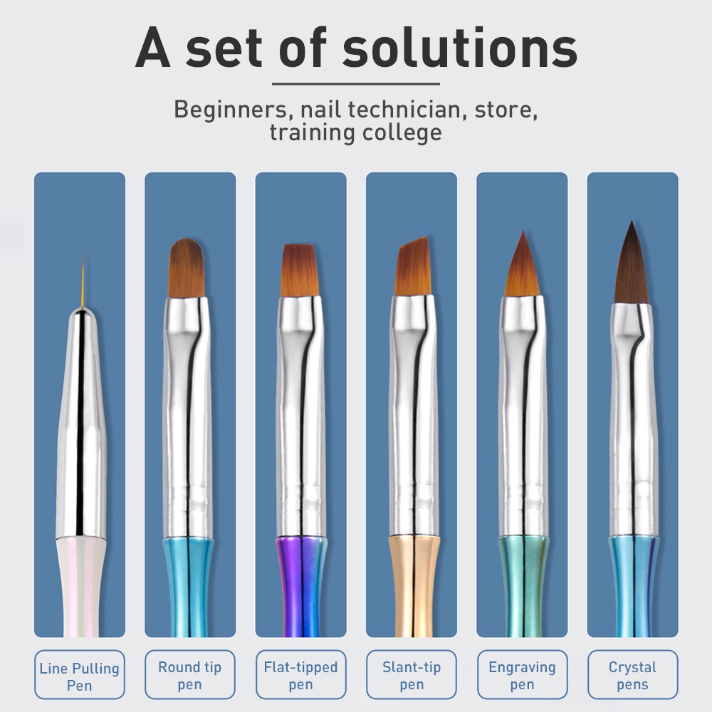Cọ vẽ móng tay Bộ Bút Vẽ Trang Trí Móng Tay Nghệ Thuật