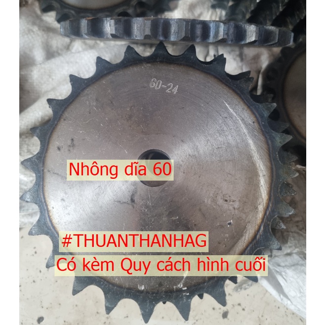 Nhông sên, nhông dĩa, nhông bánh xích 50,60,80,100 đủ Size