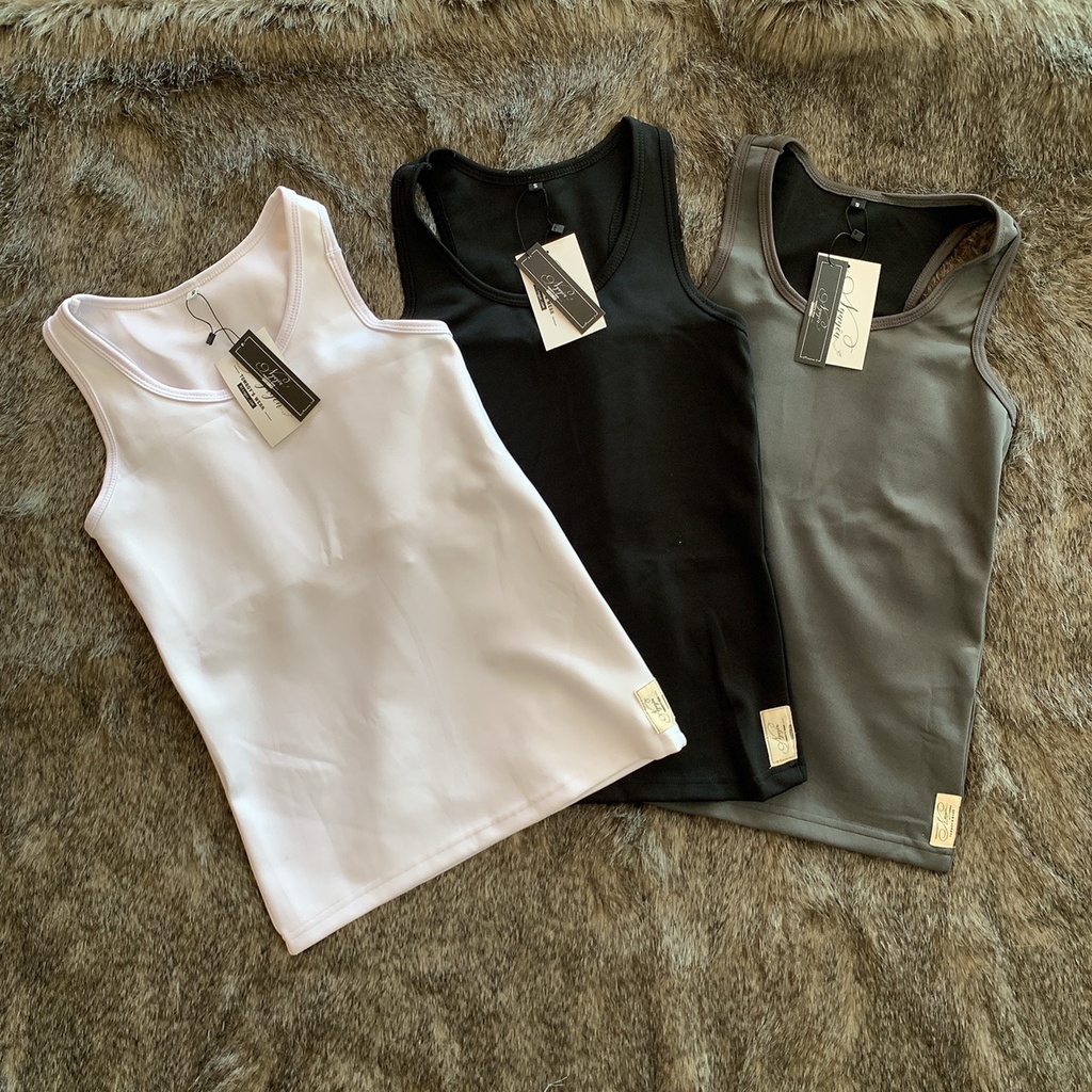 Áo Ba Lỗ Nịt Ngực Tomboy Dáng Dài Thun Trơn Cotton Trắng Đen Nam Tròng Cổ Thể Thao Gym Bigsize Form Suông  Nguyễn Nguyên